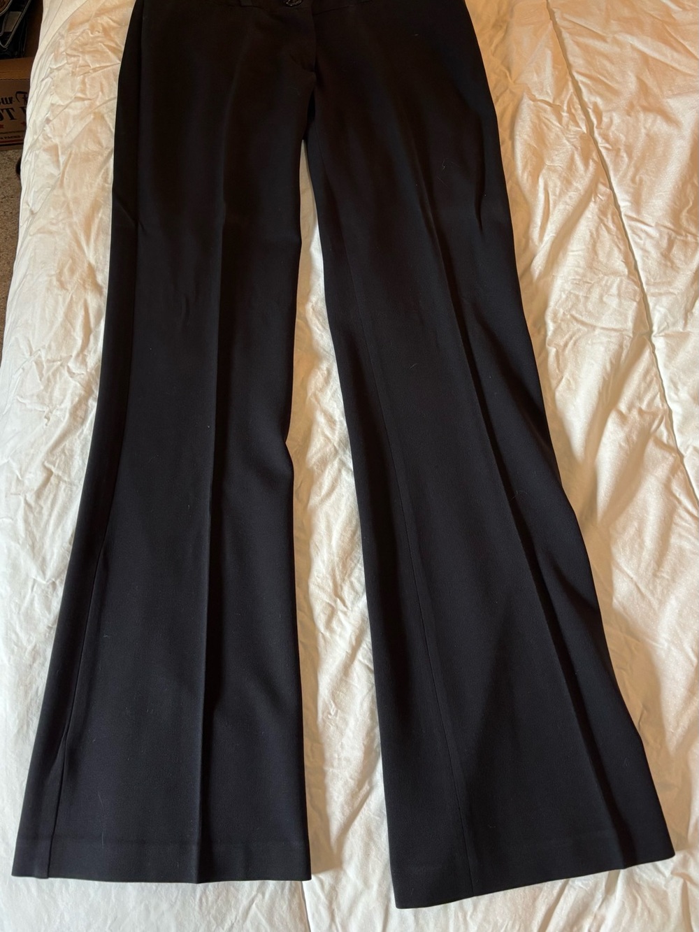 Michel USA Black Dress Pants - Classic Straight Leg - Picture 6 of 14